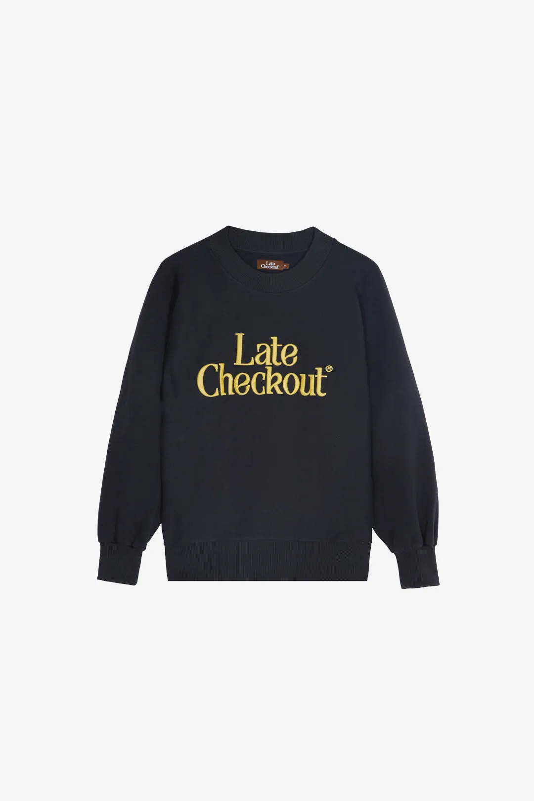 Crewneck Sweatshirt Black Yellow