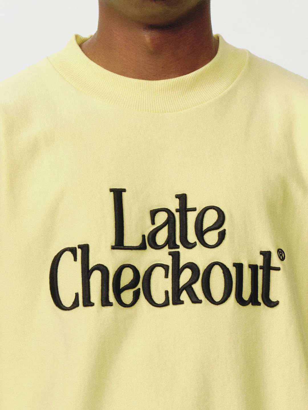 Crewneck Sweatshirt Yellow Black