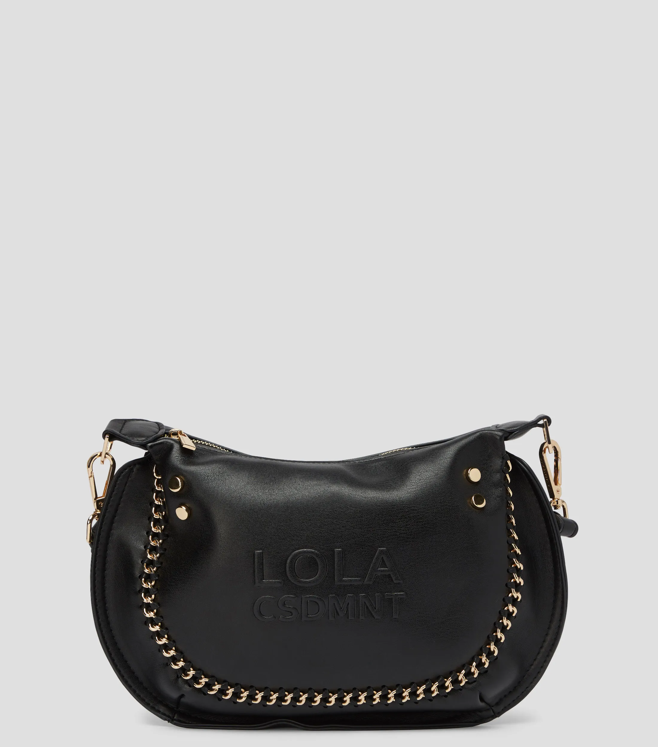 D374_Lola Casademunt Bolso crossbody con cadena Mujer