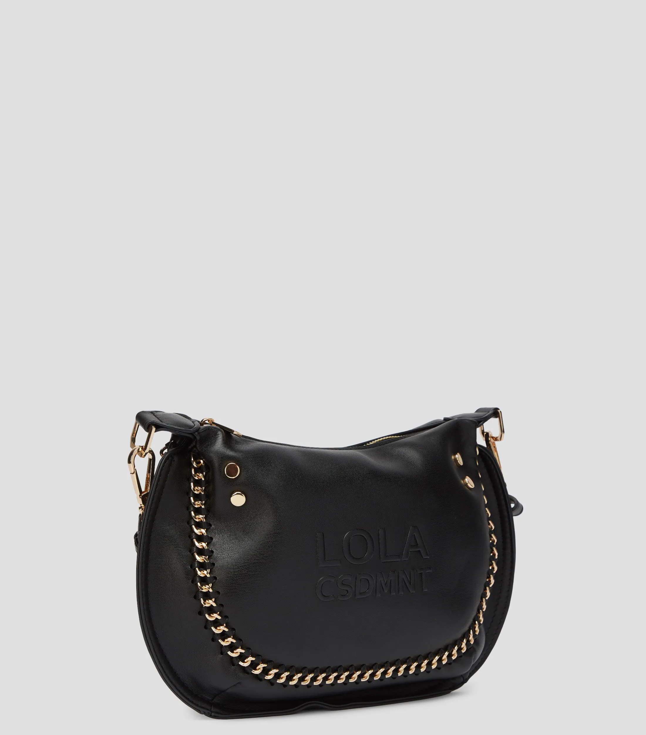 D374_Lola Casademunt Bolso crossbody con cadena Mujer