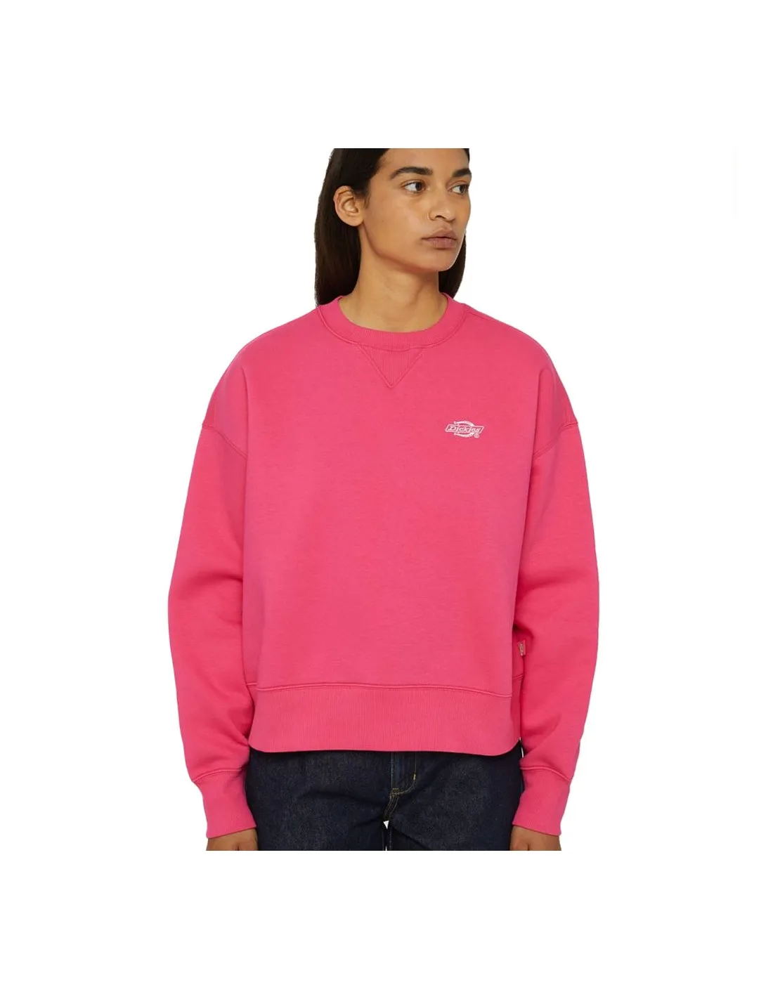 DICKIES SUMMERDALE SWEATSHIRT W' RASPBERRY SORBET