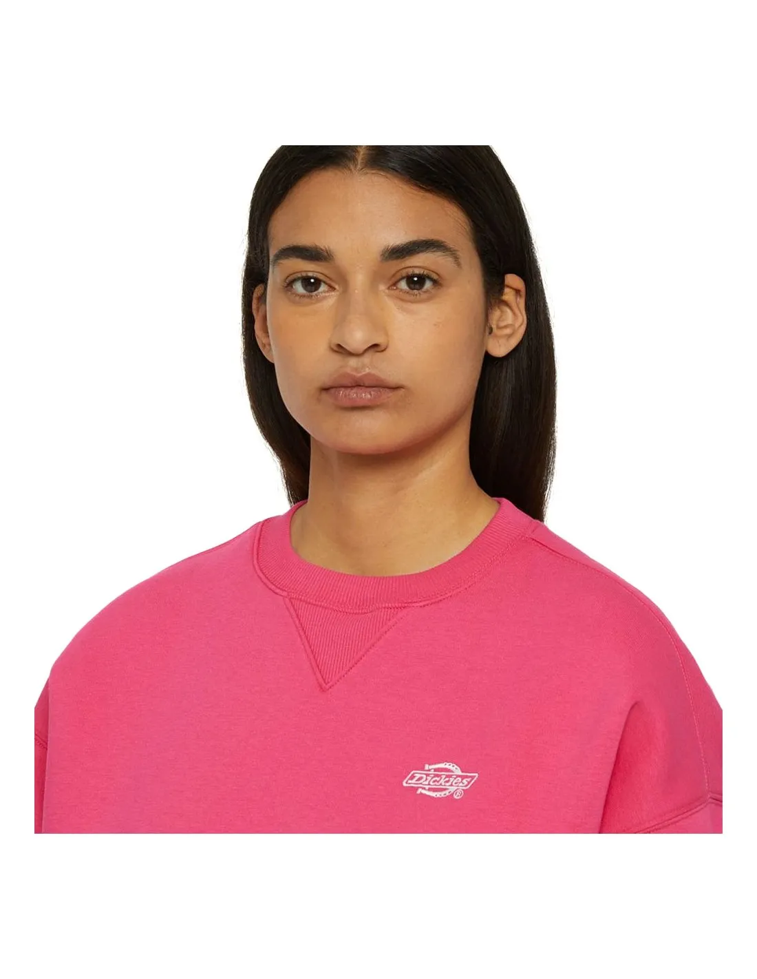 DICKIES SUMMERDALE SWEATSHIRT W' RASPBERRY SORBET