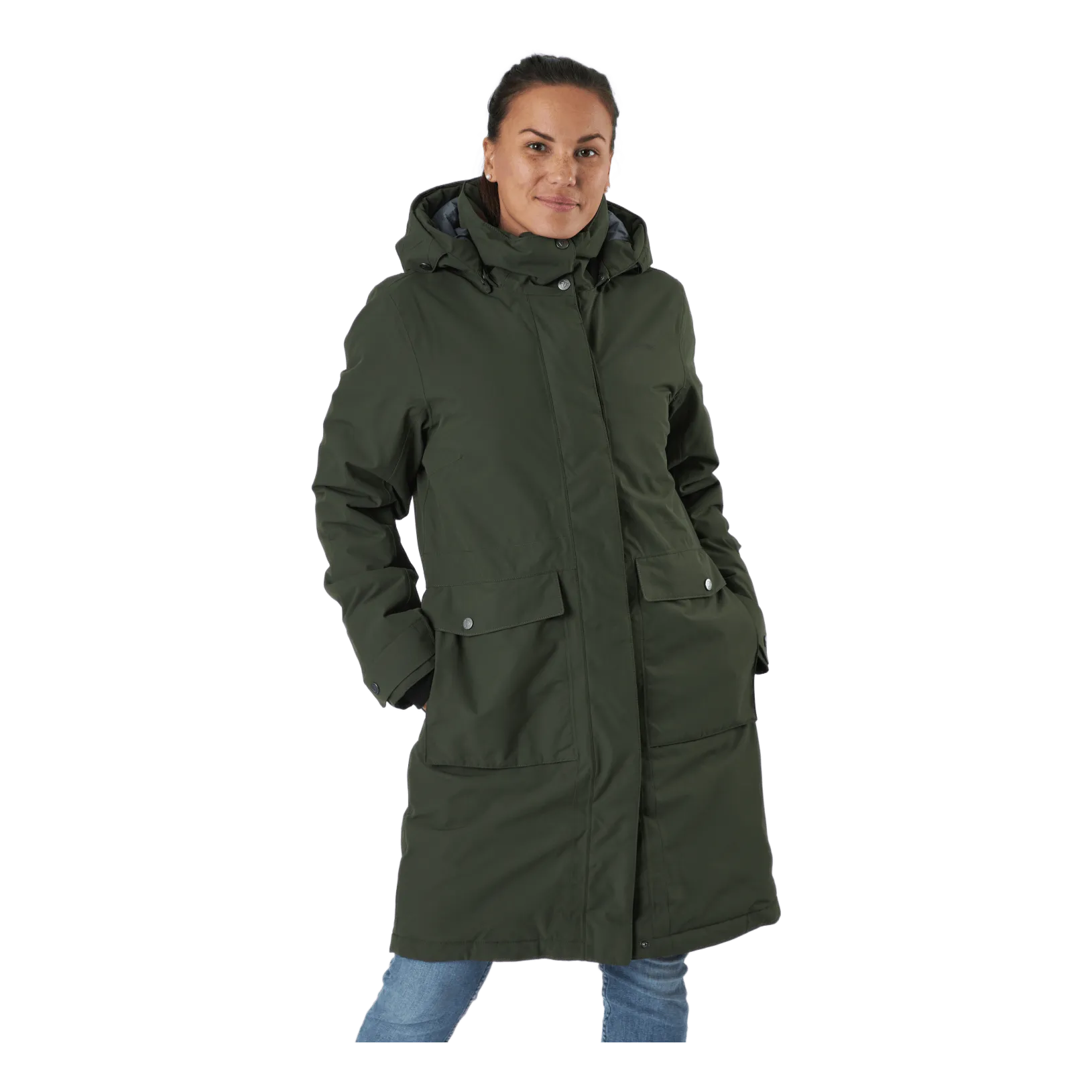 Didriksons Emilia Wns Parka 2 Deep Green