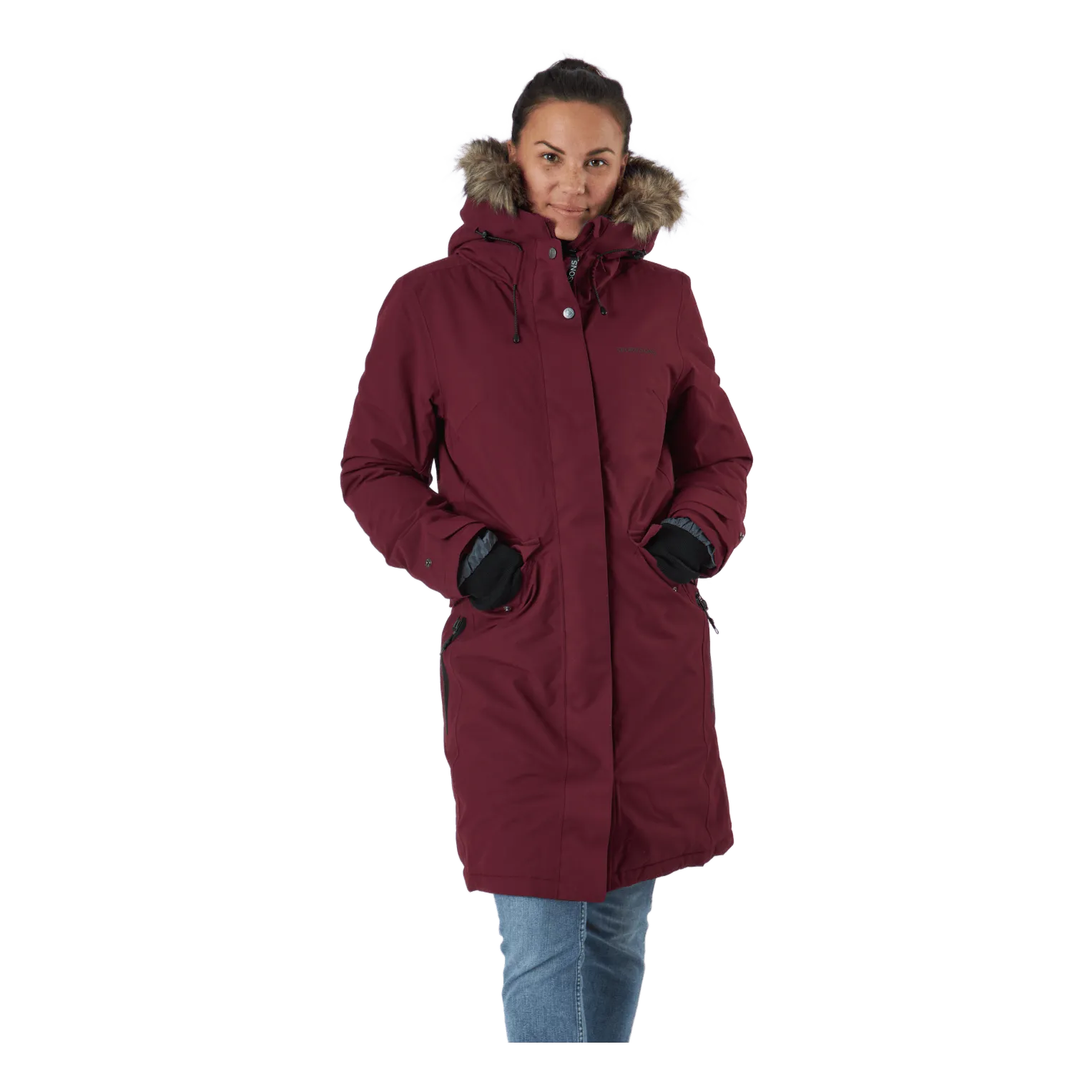 Didriksons Erika Wns Parka 2 Rioja Red