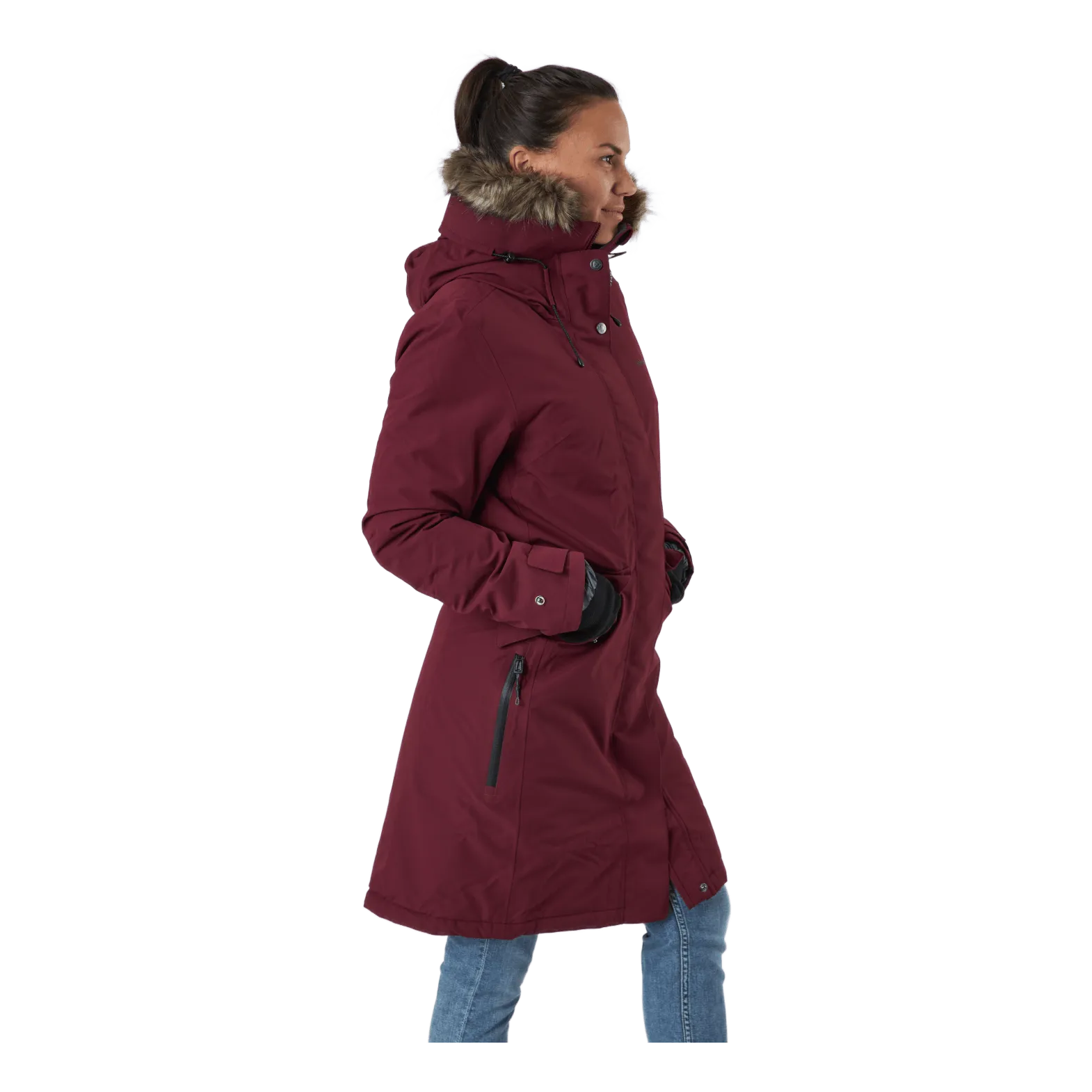 Didriksons Erika Wns Parka 2 Rioja Red