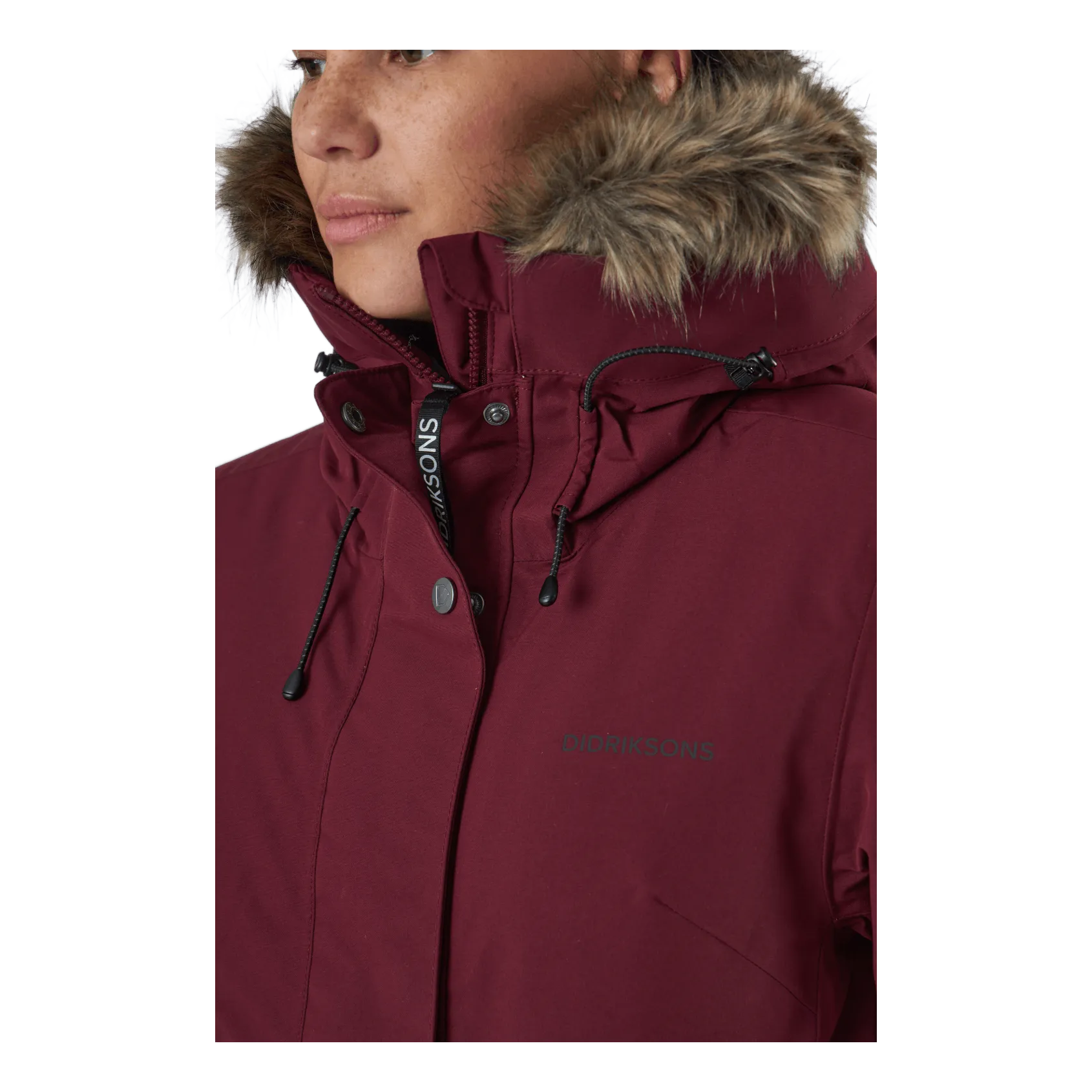 Didriksons Erika Wns Parka 2 Rioja Red