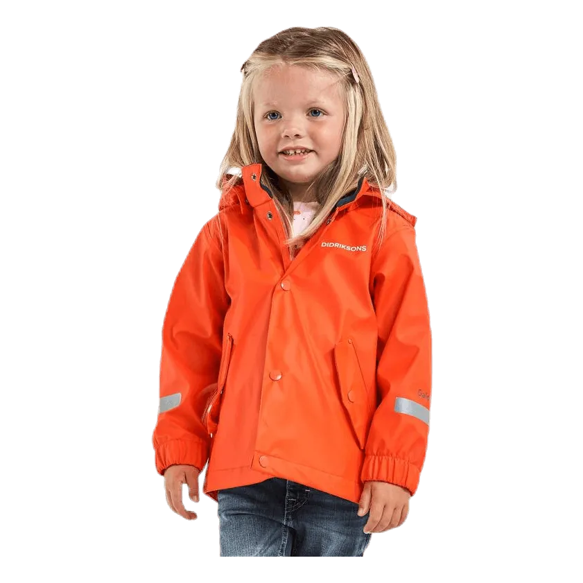 Didriksons Pölen Kids Galon Jacket Orange