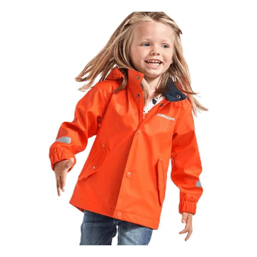 Didriksons Pölen Kids Galon Jacket Orange