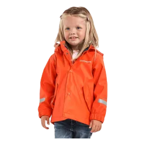 Didriksons Pölen Kids Galon Jacket Orange