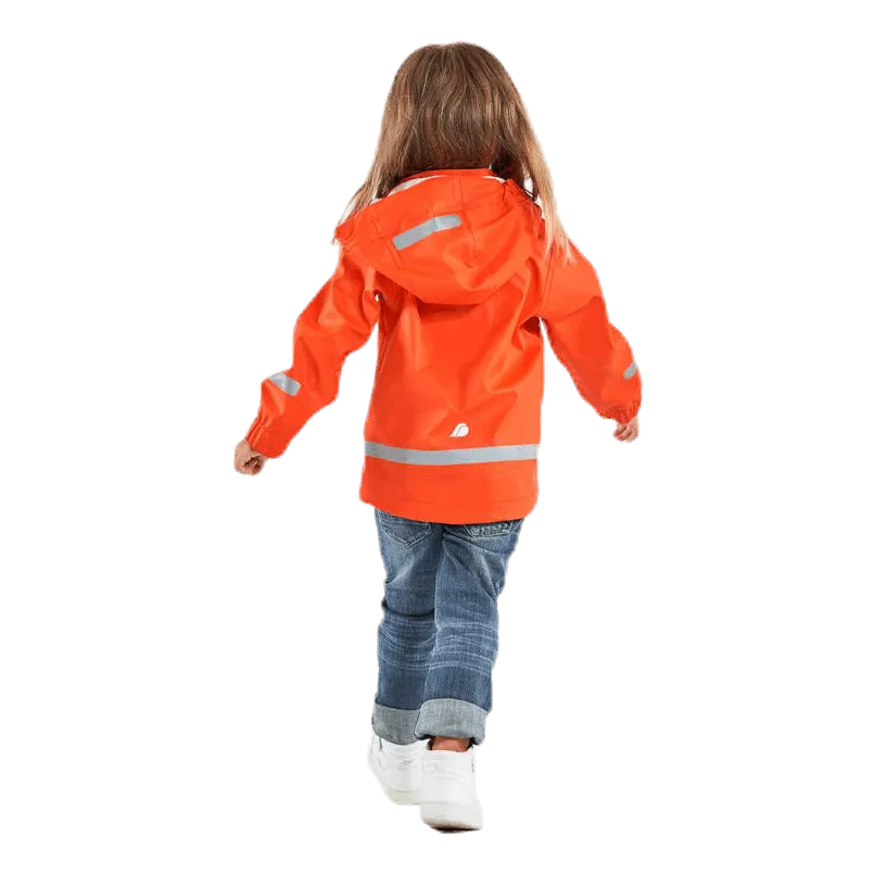 Didriksons Pölen Kids Galon Jacket Orange