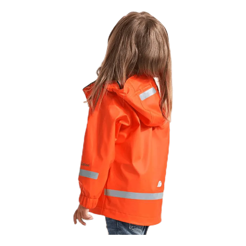 Didriksons Pölen Kids Galon Jacket Orange