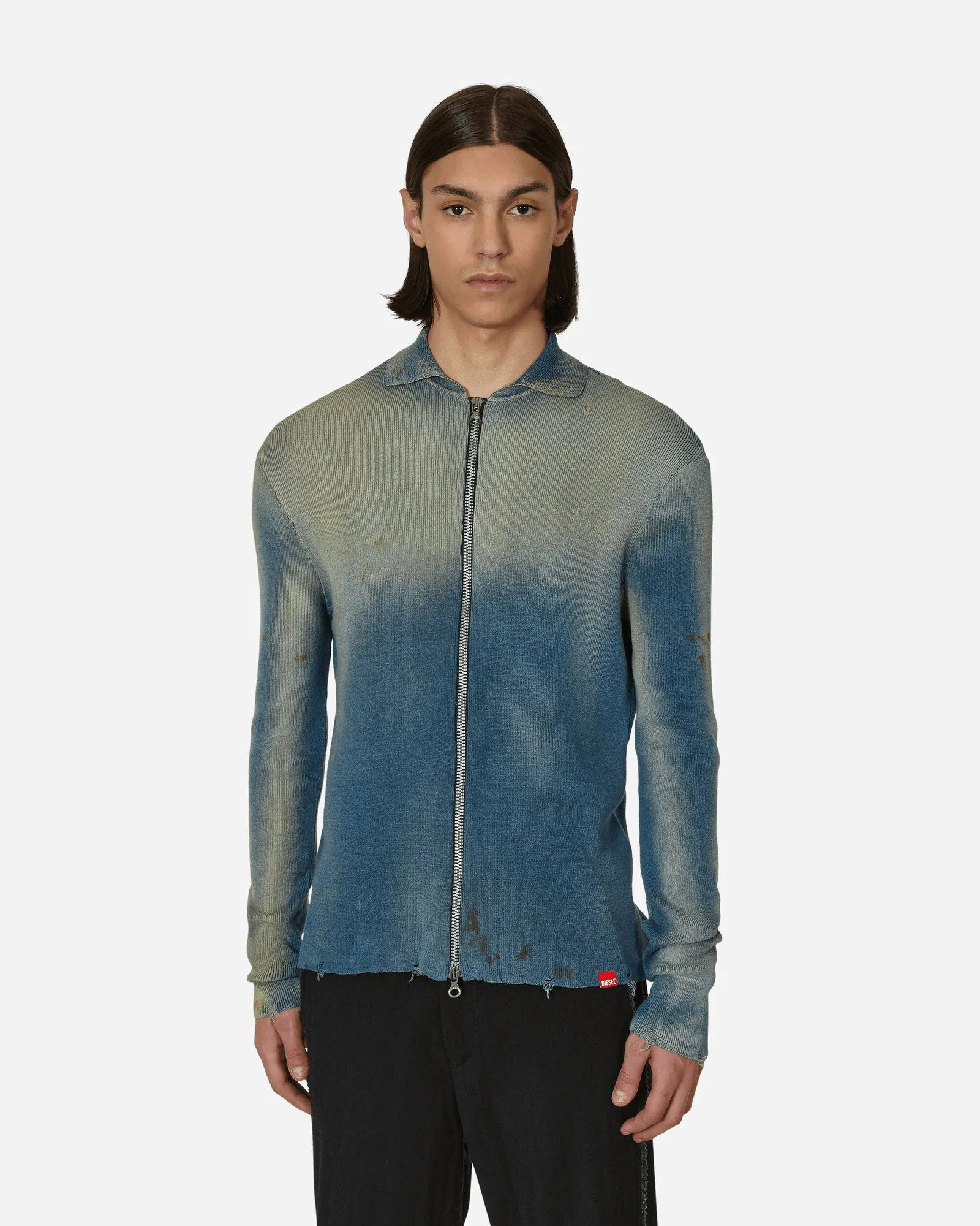 Diesel Sun-Faded Effect Cotton Sweater