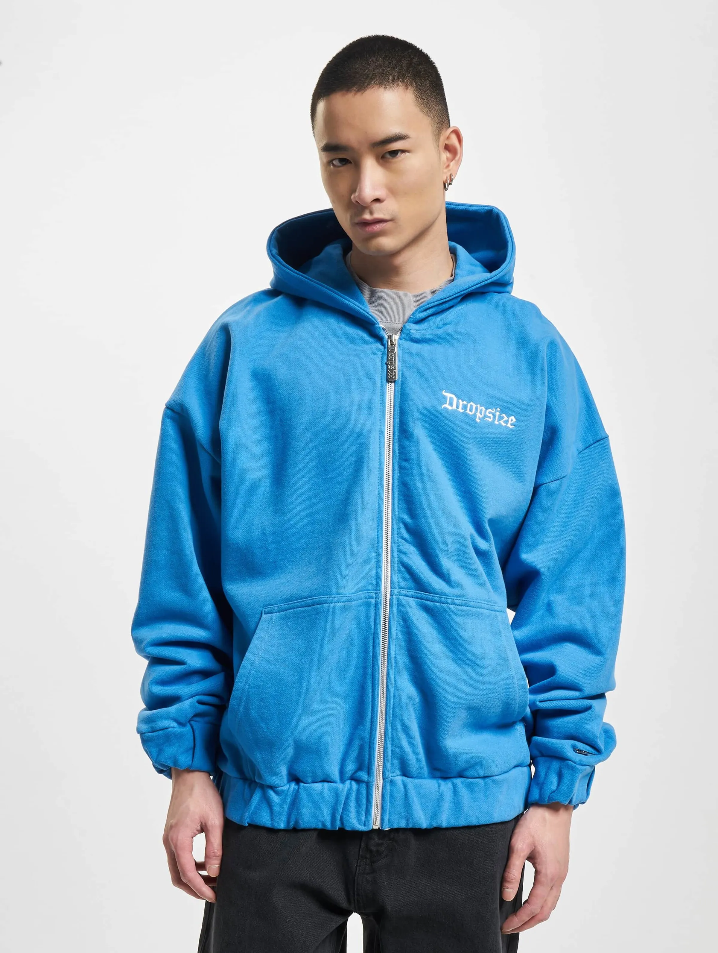 Dropsize Dropsize Super Heavy Blank Zip Hoodies