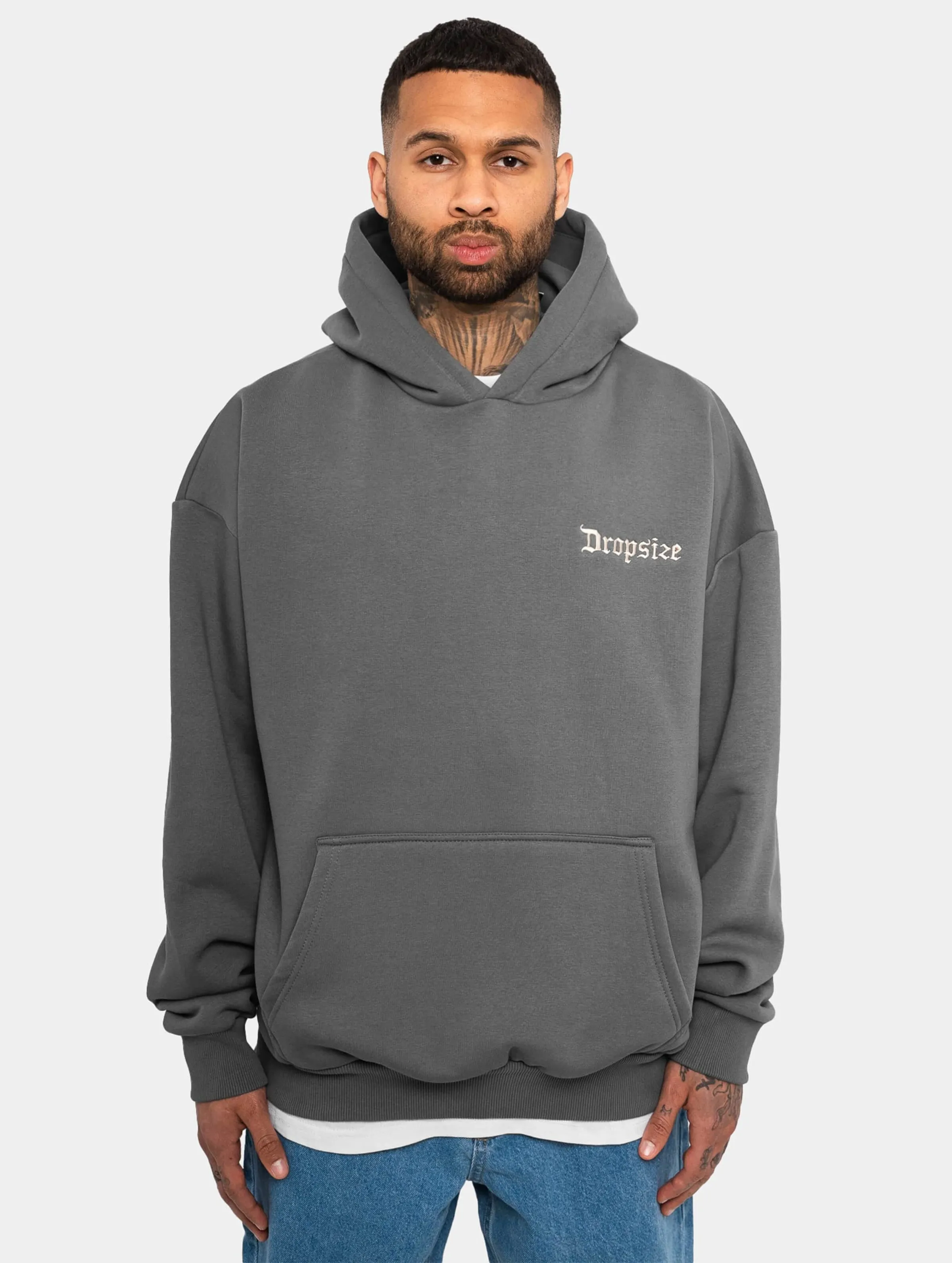 Dropsize Heavy Oversize Backprint Hoodies