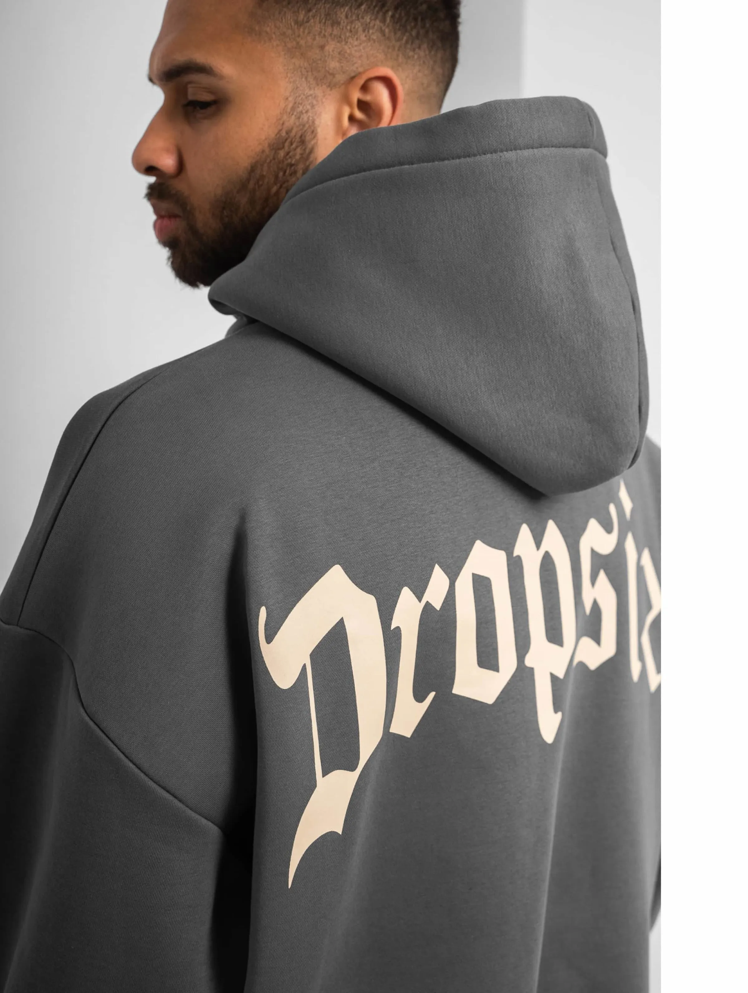 Dropsize Heavy Oversize Backprint Hoodies