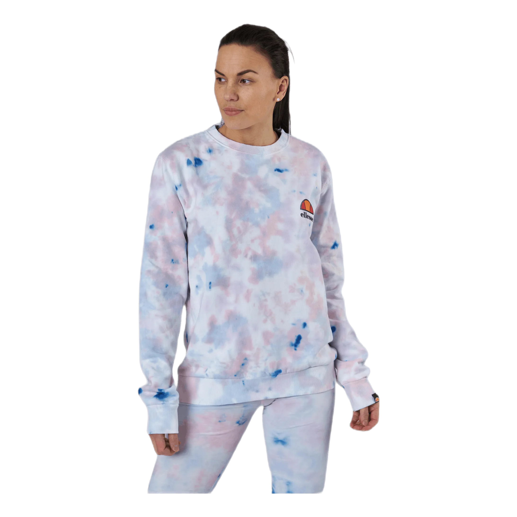 Ellesse El Haverford Tie Dye Sweatshirt White