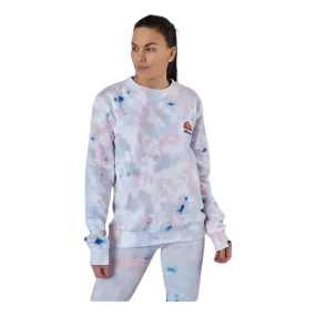 Ellesse El Haverford Tie Dye Sweatshirt White