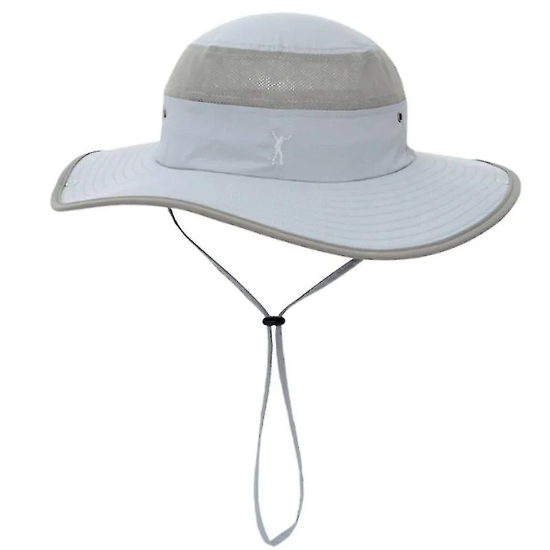 Fishing Hats Windproof Upf50+ Uv Protection Bucket Beach Mesh Sun Hat