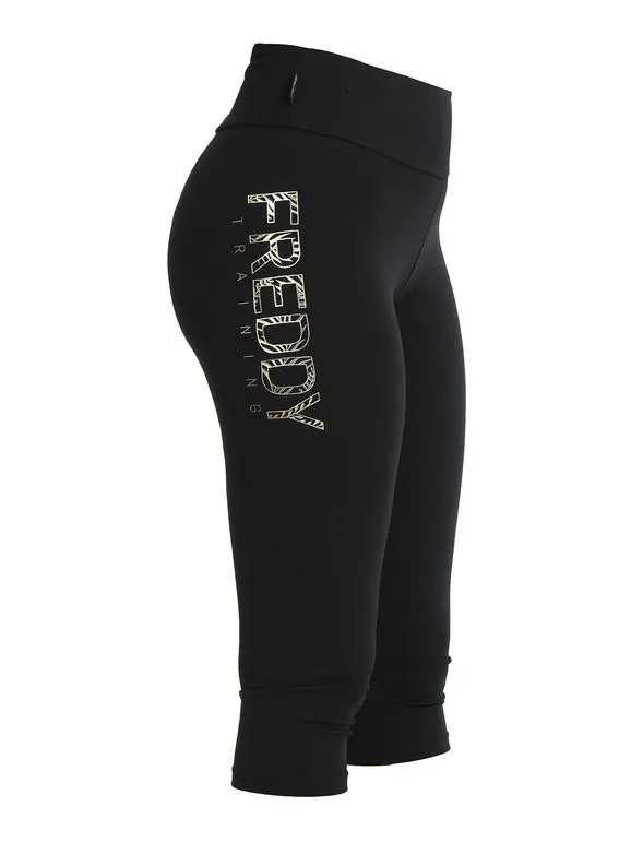 Freddy Leggings 3/4 de mujer de algodón elástico