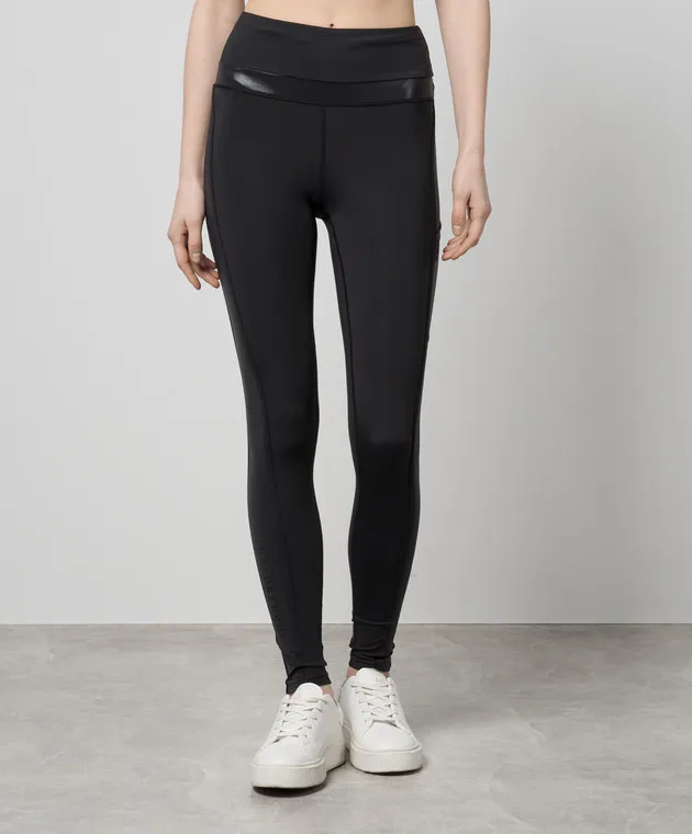 Goldbergh Vibe logo leggings in black