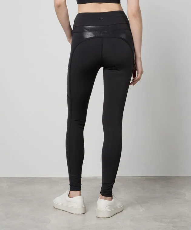 Goldbergh Vibe logo leggings in black