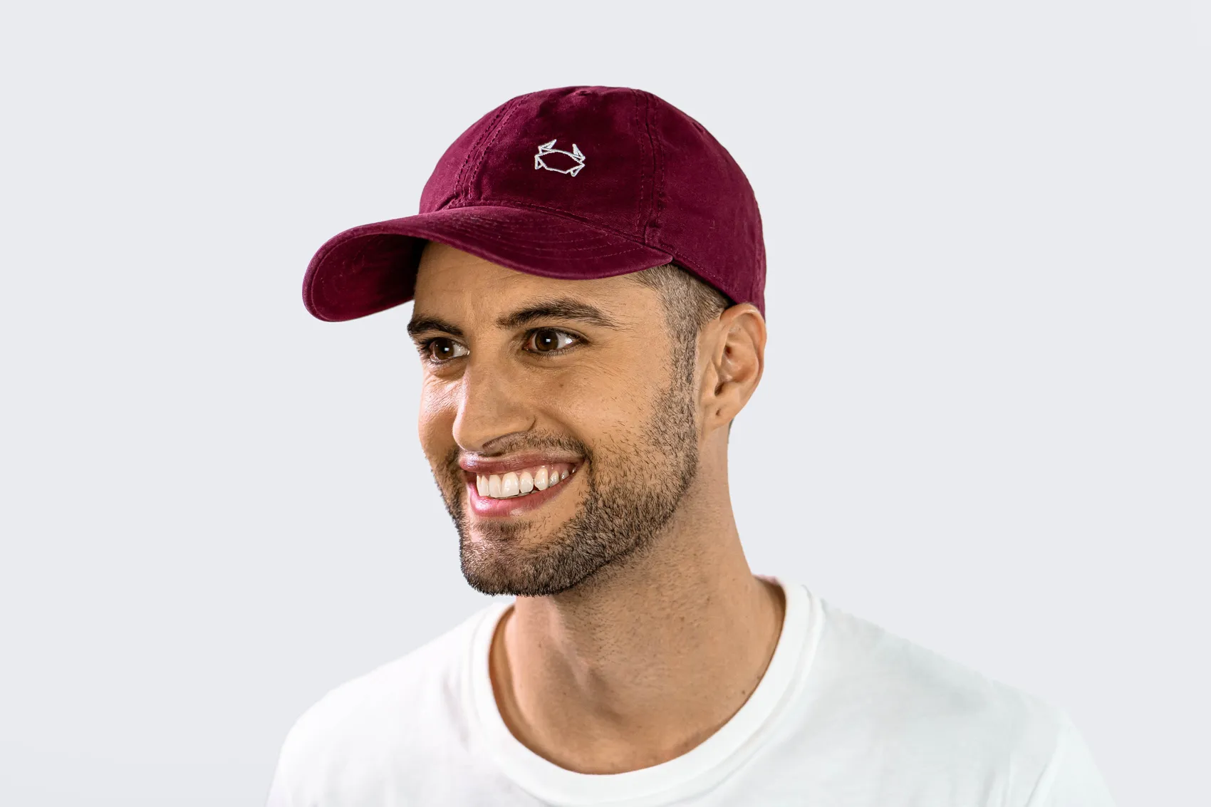 Gorra unisex burdeos