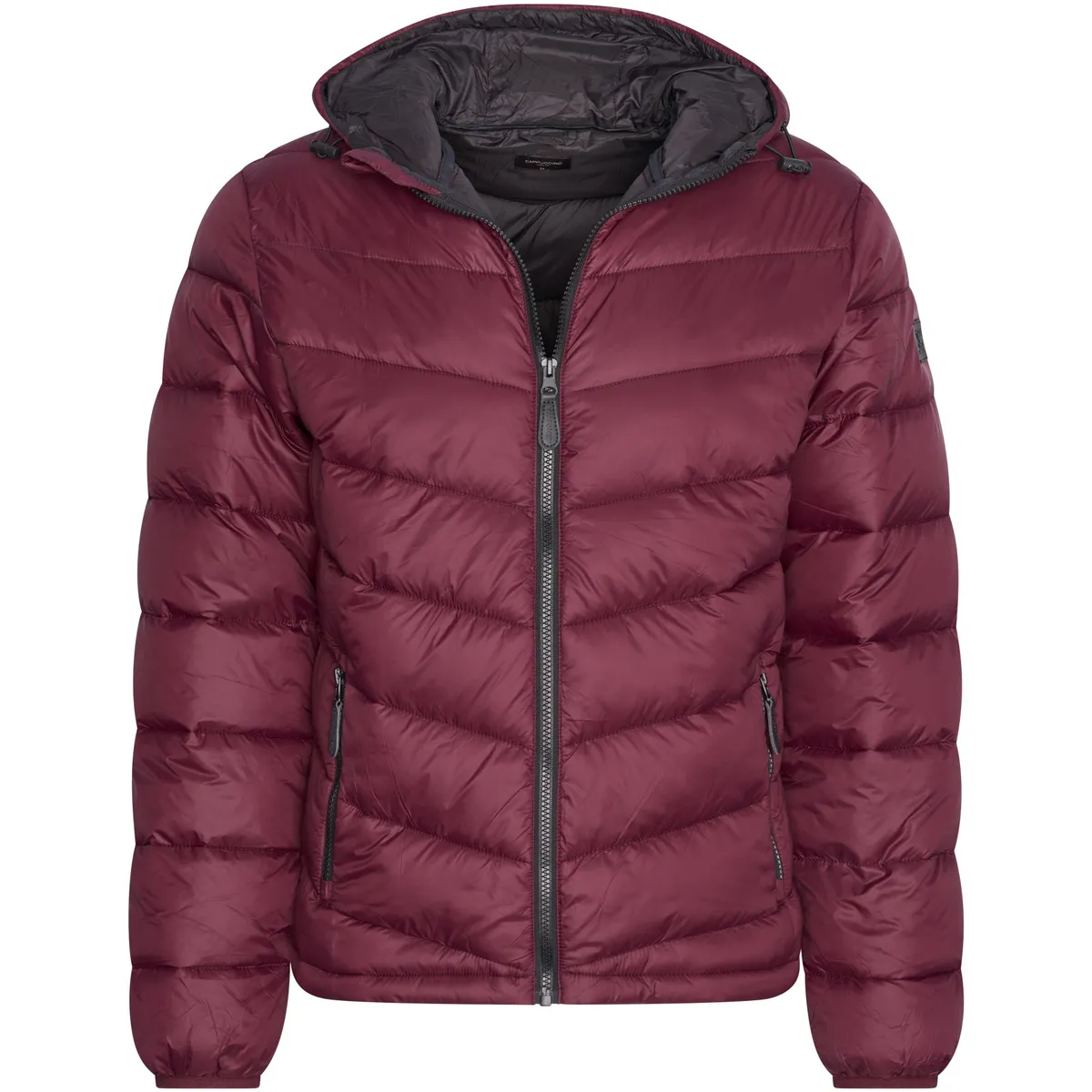 Hooded Winter Jacket Burgundy