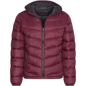 Hooded Winter Jacket Burgundy