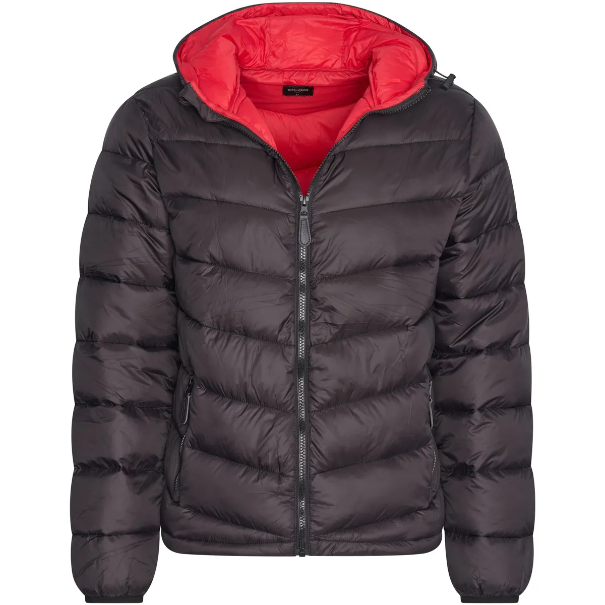 Hooded Winter Jacket Zwart