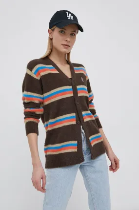 HUF 1984 Mohair Stripe Cardigan Sweater