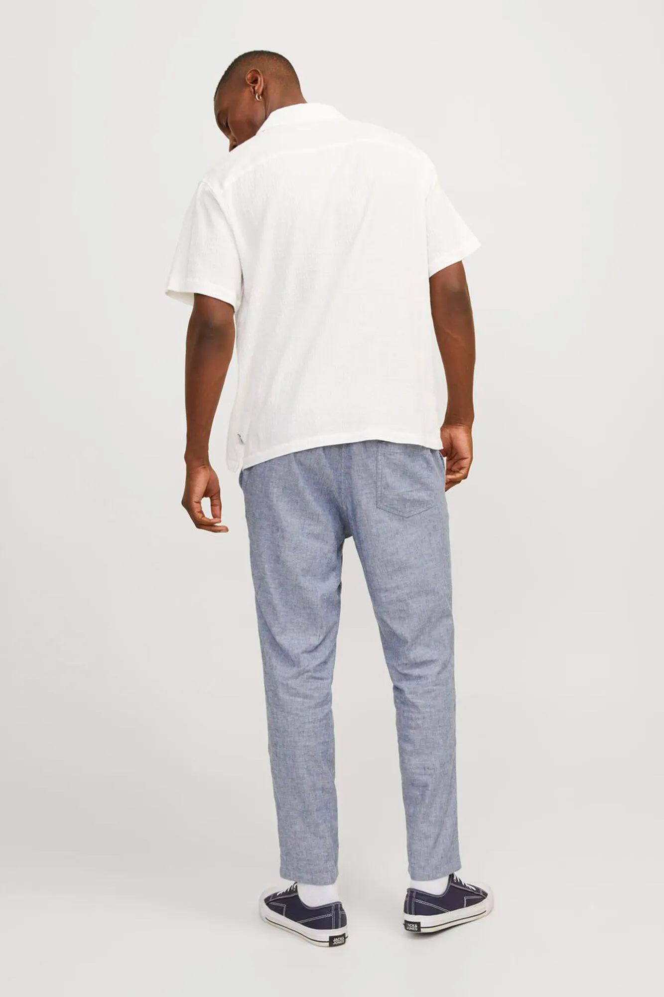 Jack & Jones Jogger tapered fit con lino