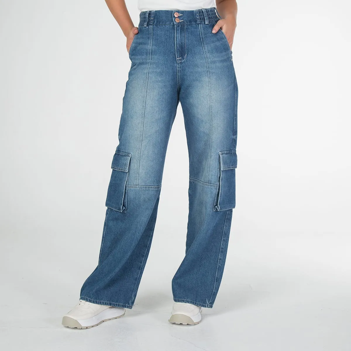 Jean Cargo Wide Leg Melody