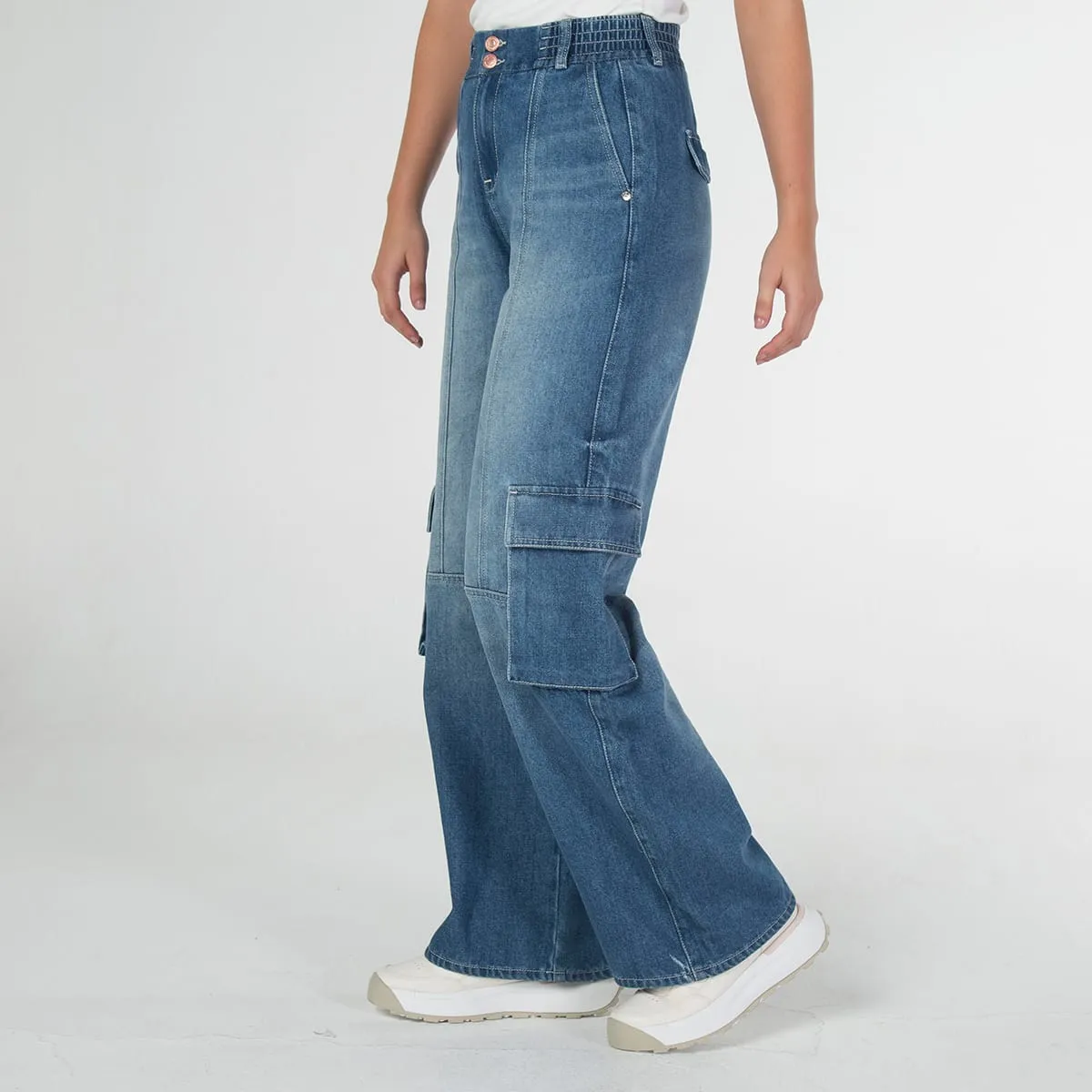 Jean Cargo Wide Leg Melody