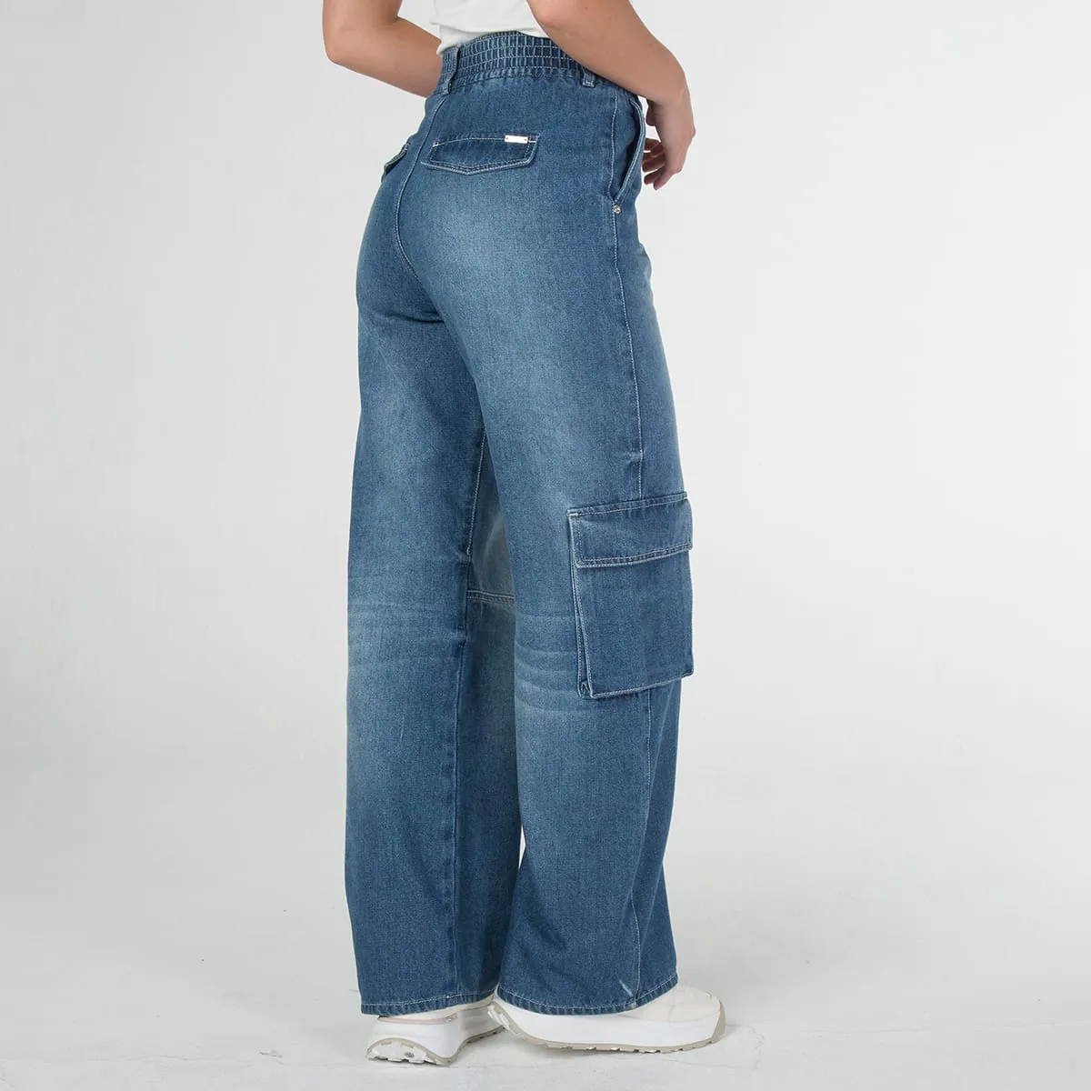 Jean Cargo Wide Leg Melody