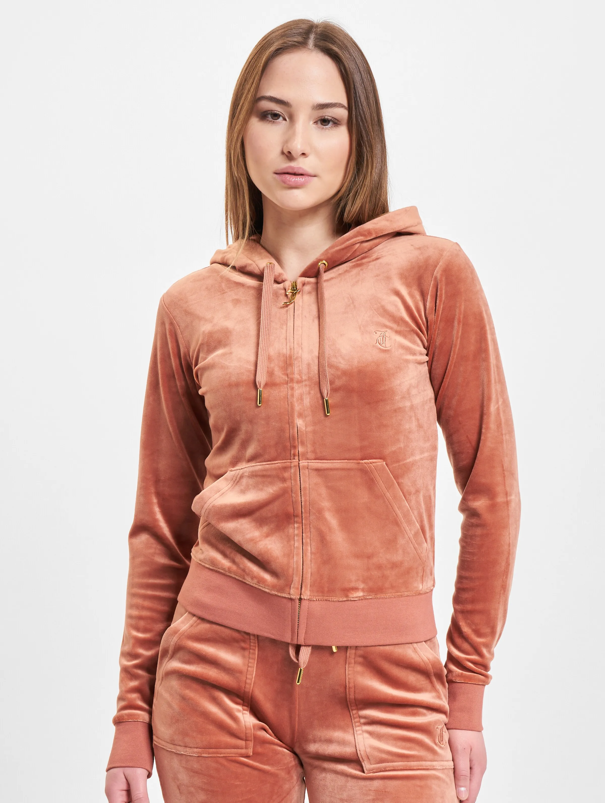 Juicy Couture Juicy Couture Robertson Gold Zip Hoodies