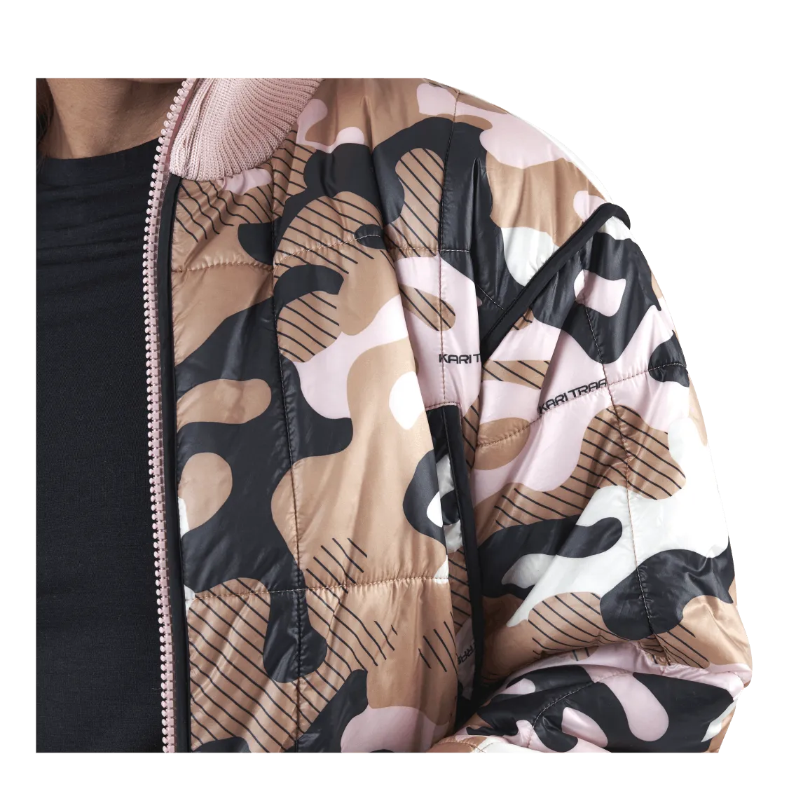 Kari Traa Nyre Parka Pink/Patterned