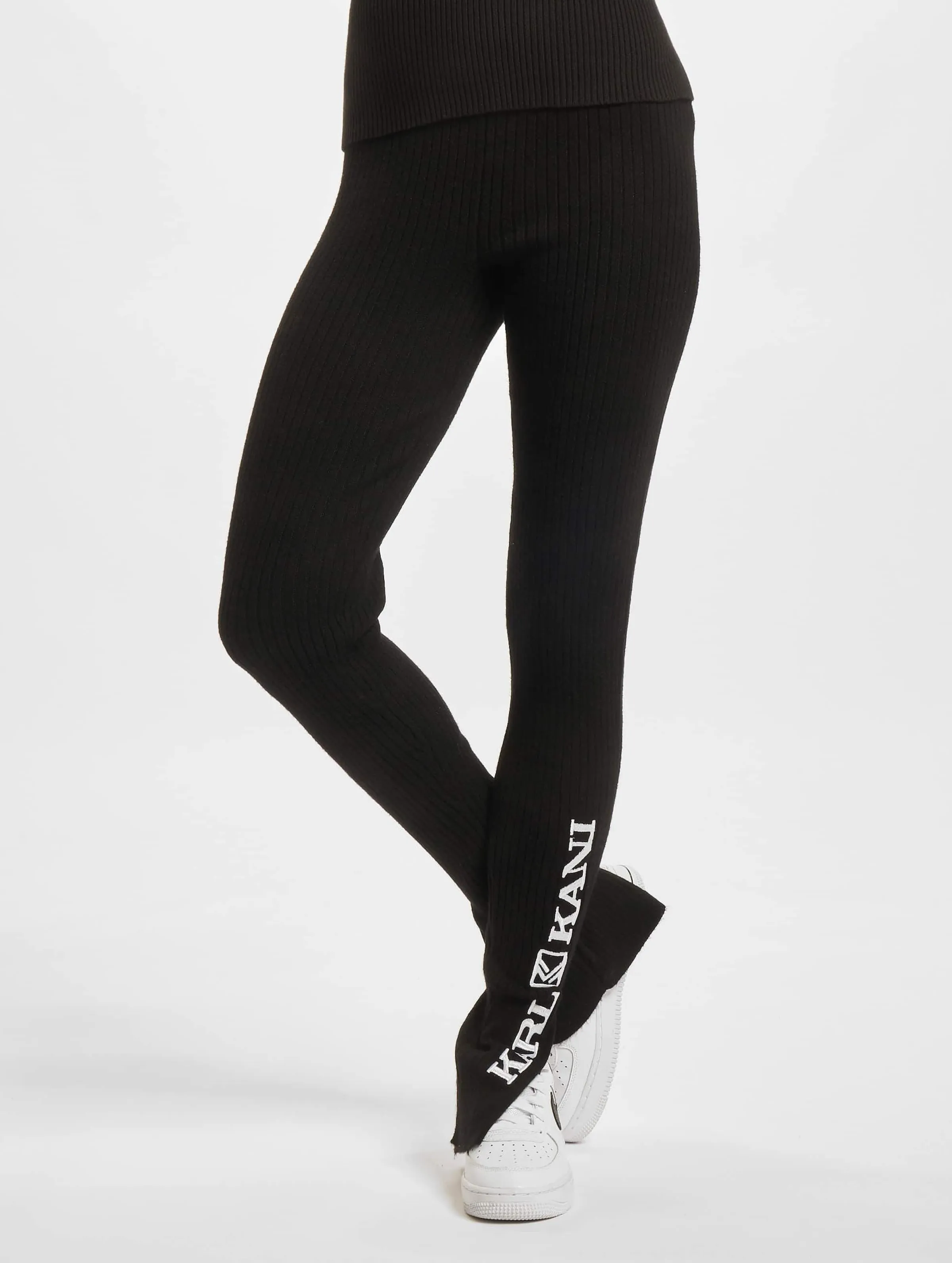 Karl Kani Retro Slit Rib Leggings black