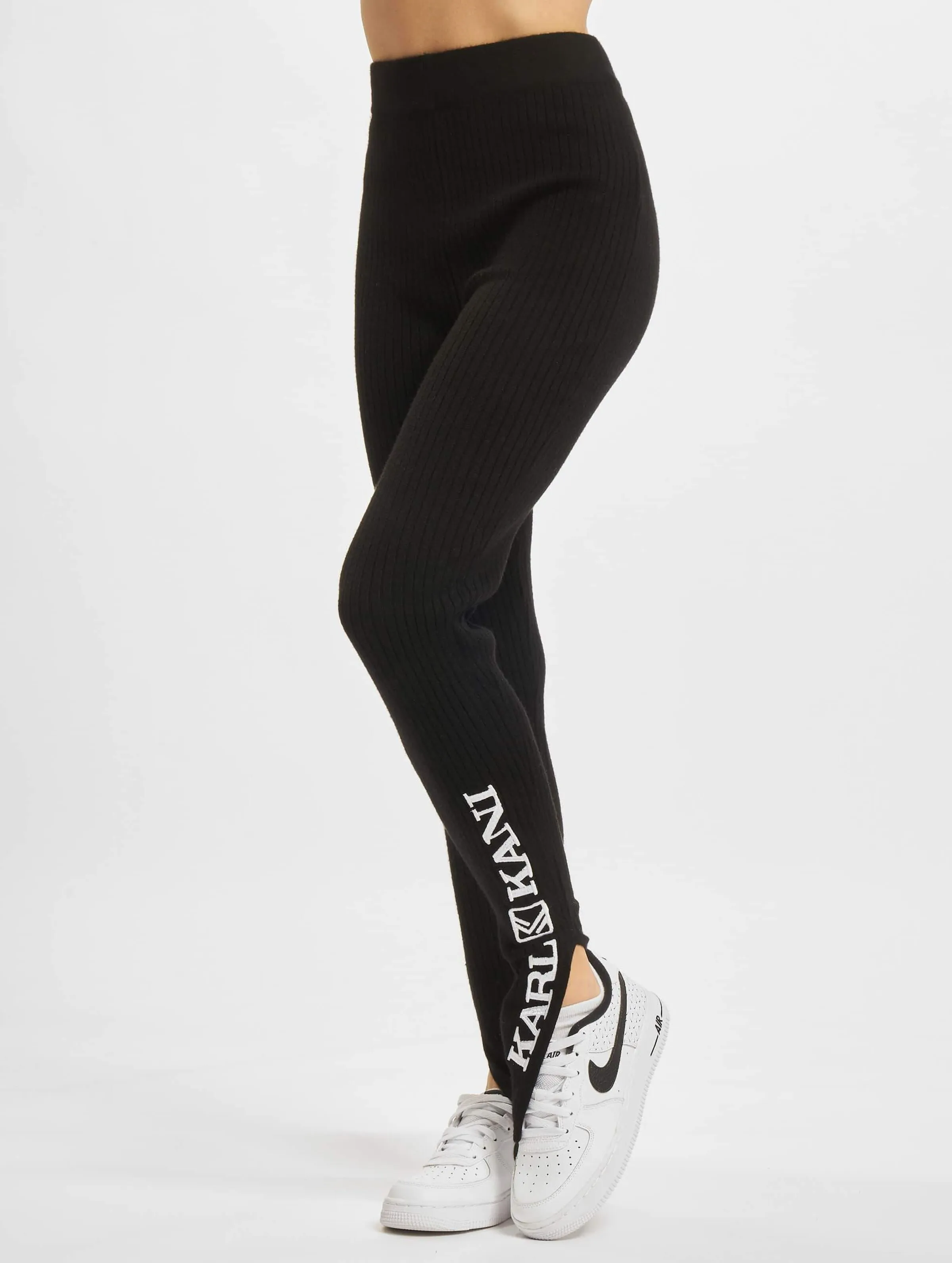 Karl Kani Retro Slit Rib Leggings black