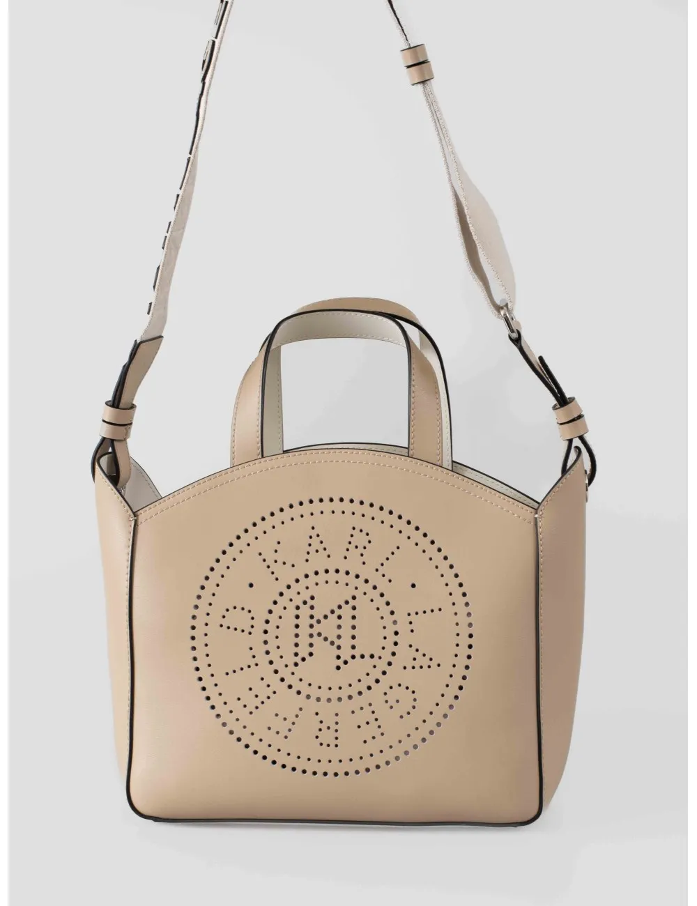 Karl Lagerfeld K/CIRCLE SMALL TOTE PERFORATED