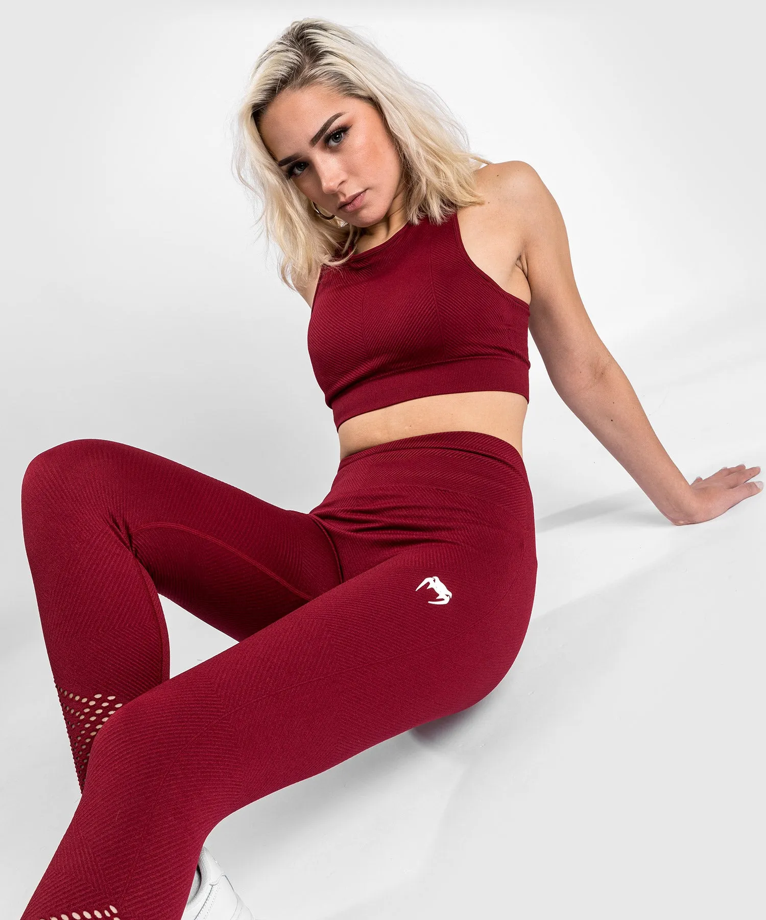 Leggings ⅞ Venum Sparring Seamless - Burdeos