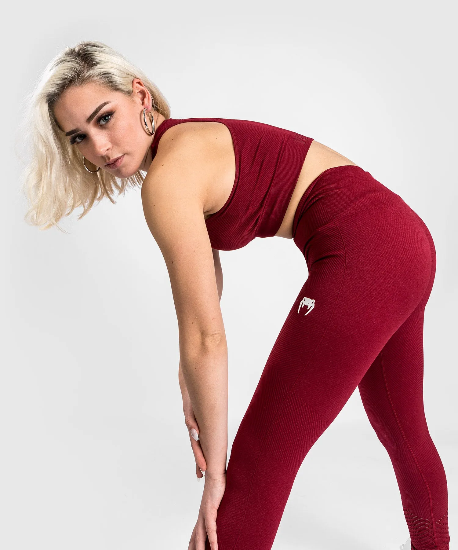 Leggings ⅞ Venum Sparring Seamless - Burdeos