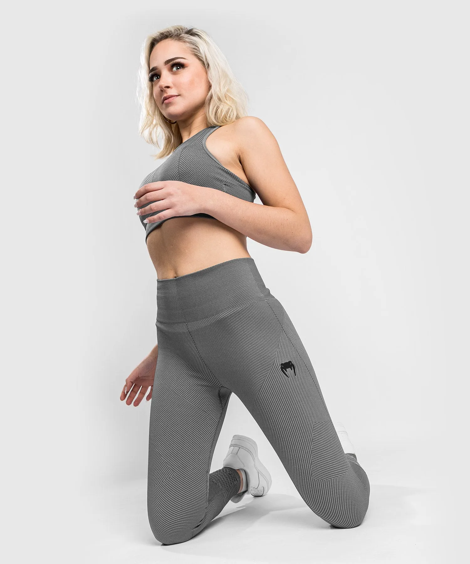 Leggings ⅞ Venum Sparring Seamless - Gris Oscuro