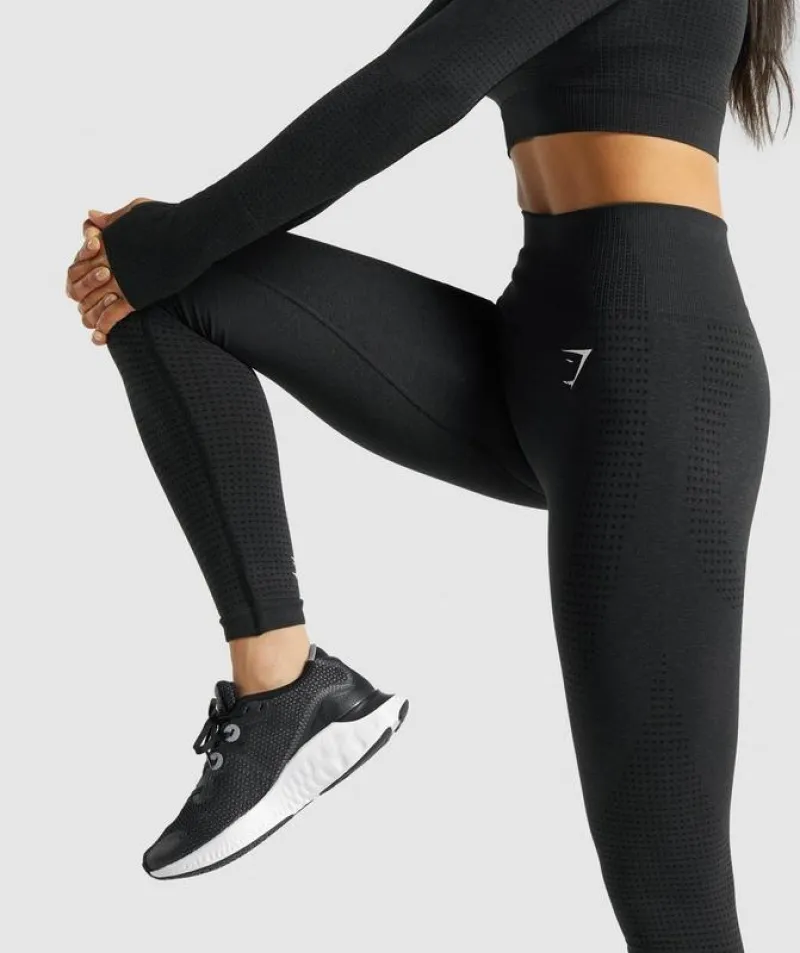 Leggins Gymshark Vital Seamless 2.0 Leggings Negros | 916728-UDT