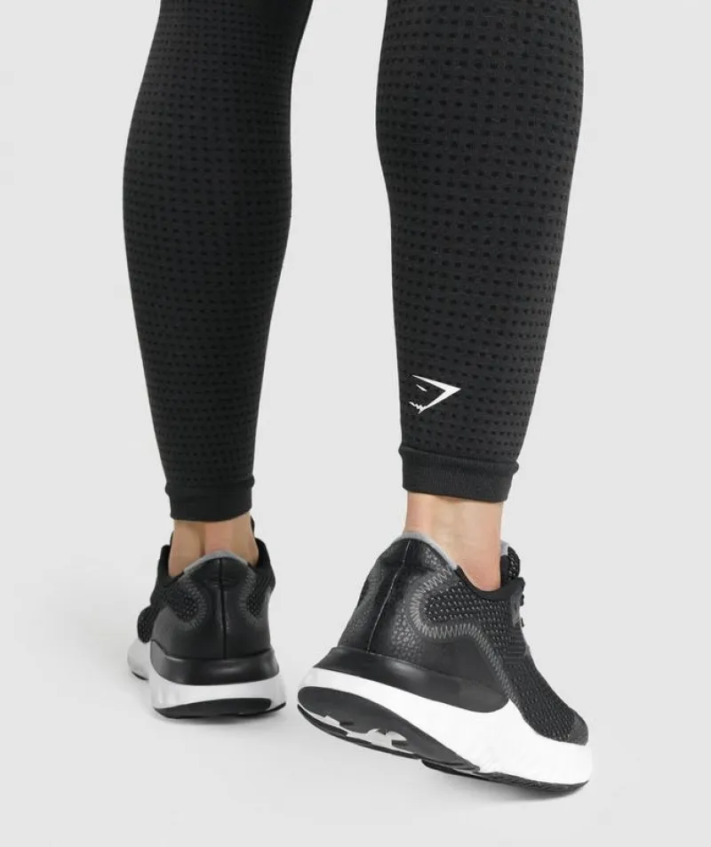 Leggins Gymshark Vital Seamless 2.0 Leggings Negros | 916728-UDT