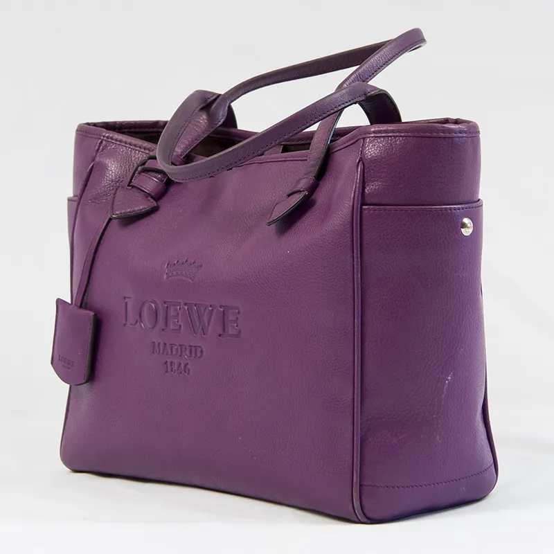 Loewe Tote Heritage morado