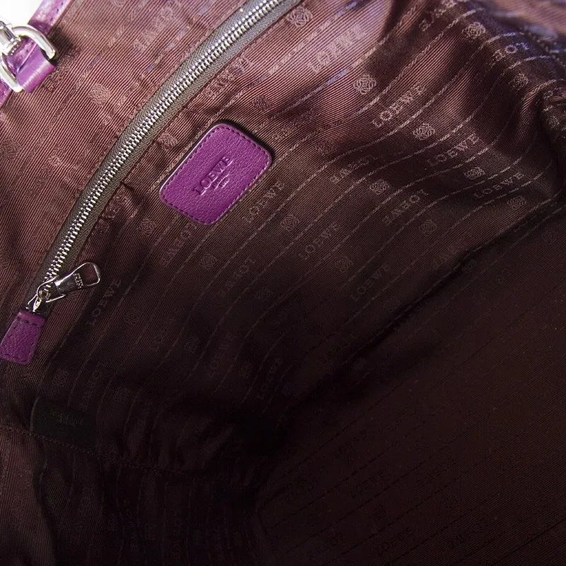 Loewe Tote Heritage morado