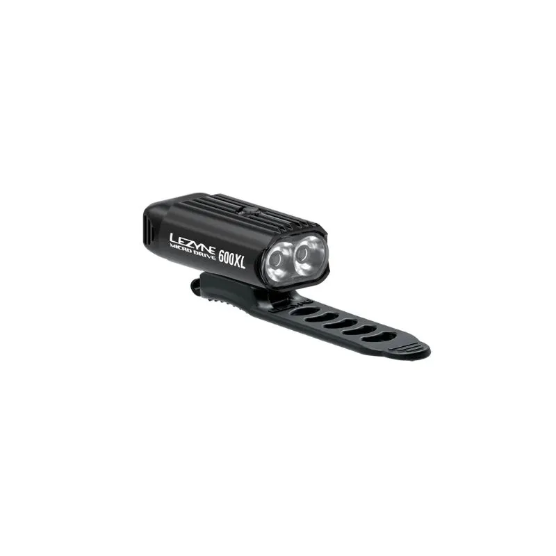 Luz de bicicleta (delantera) Lezyne MICRO DRIVE 600XL (BLK/HI GLOSS)