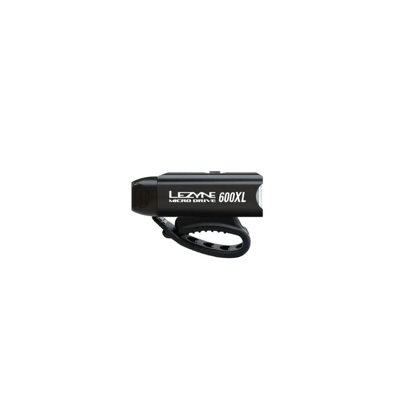 Luz de bicicleta (delantera) Lezyne MICRO DRIVE 600XL (BLK/HI GLOSS)