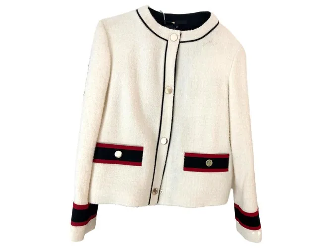 Maje Chaquetas Beige 