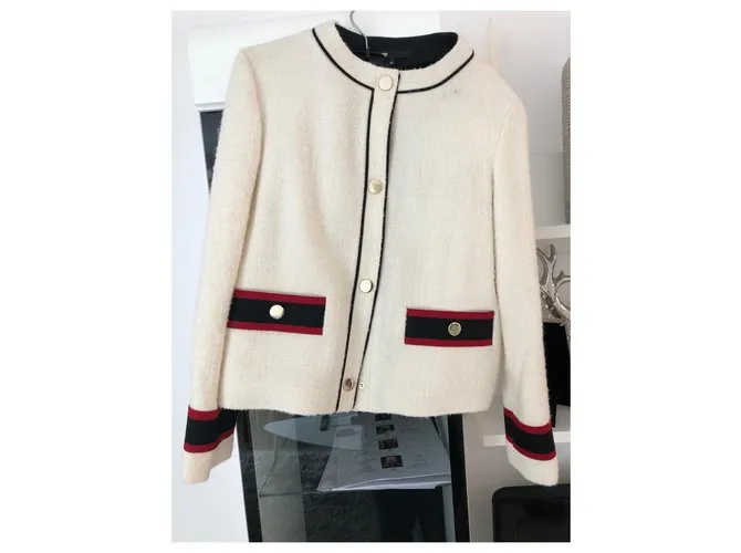 Maje Chaquetas Beige 